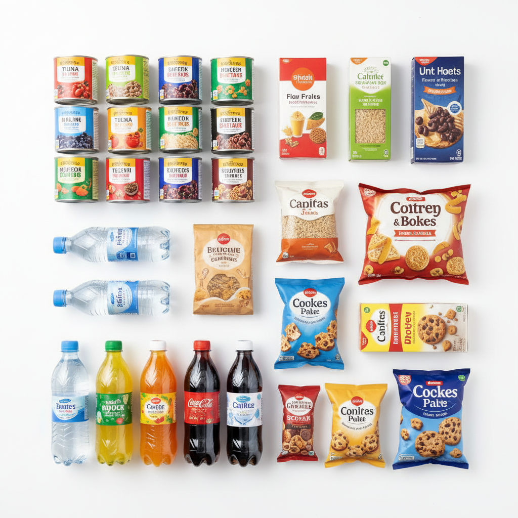 Productos organizados