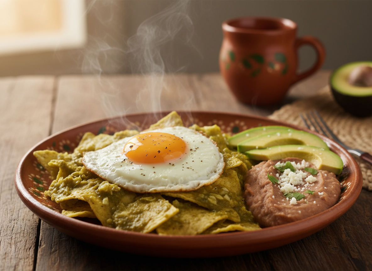 Chilaquiles rojos y verdes