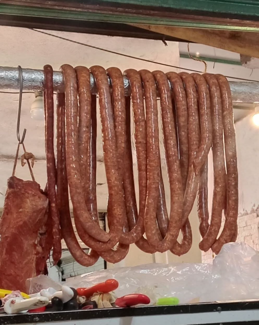 Tacos preparados con carne fresca
