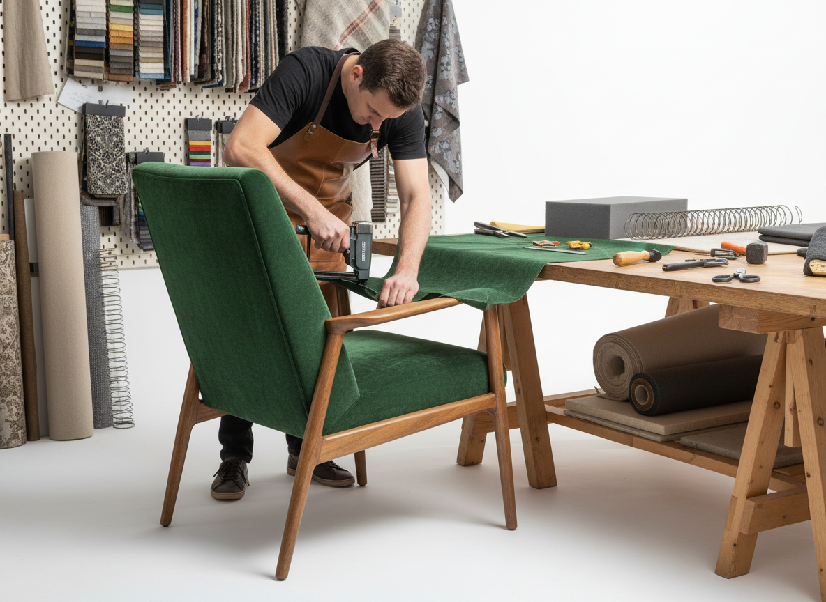 Tapicería de muebles renovada