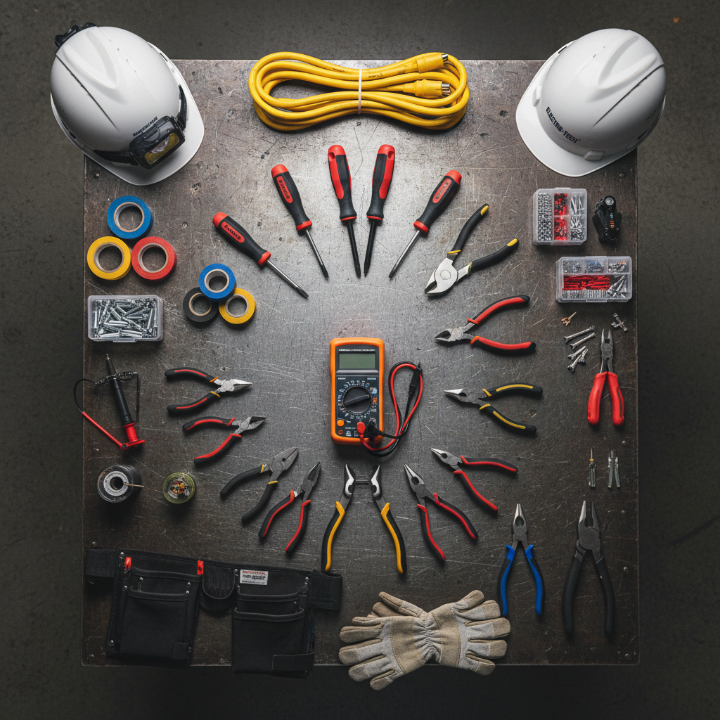 Herramientas profesionales electricista