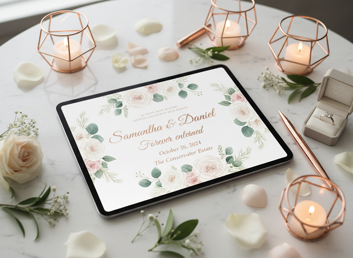 Invitación digital para bodas