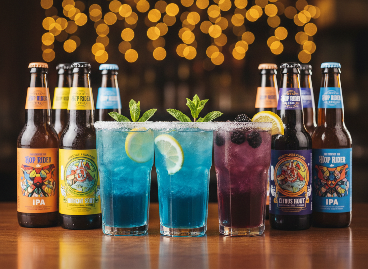 Cervezas y pitufos