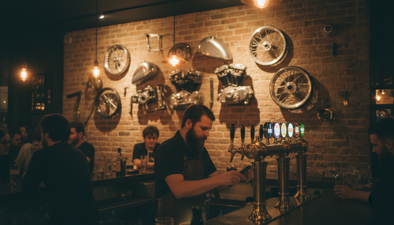 Espacio de bebidas Liker Rides Club