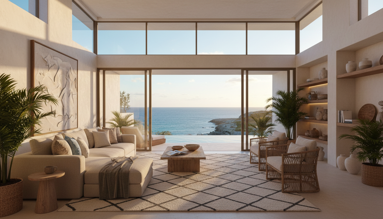 Interior de casa en Rosarito