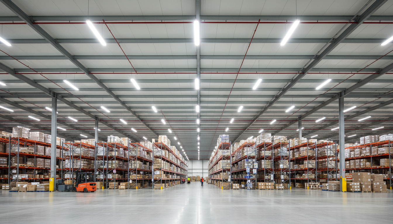 Proyecto de iluminación industrial