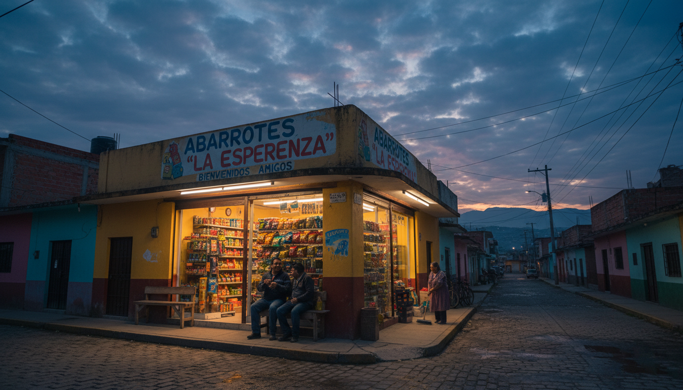 Tienda de barrio en Valle de Guadalupe